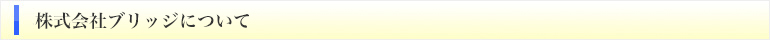株式会社ブリッジについて